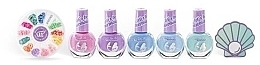 Набір для нігтів - Martinelia Let's Be Mermaids Nail Design Set (n/polish/5х4 ml + n/design + n/file/1 pcs) — фото N2