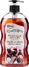 Духи, Парфюмерия, косметика Жидкое мыло для рук "Шоколад и шафран" - Naturaphy Hand Soap