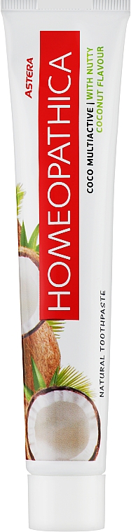 Зубна паста з ароматом кокоса - Astera Homeopathica Coco Multiactive — фото N1
