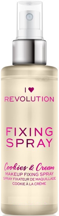 Спрей фиксирующий макияж - I Heart Revolution Fixing Spray Cookies & Cream — фото N1