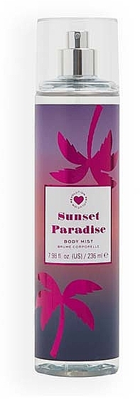 Парфумований спрей для тіла - I Heart Revolution Body Mist Sunset Paradise — фото N1