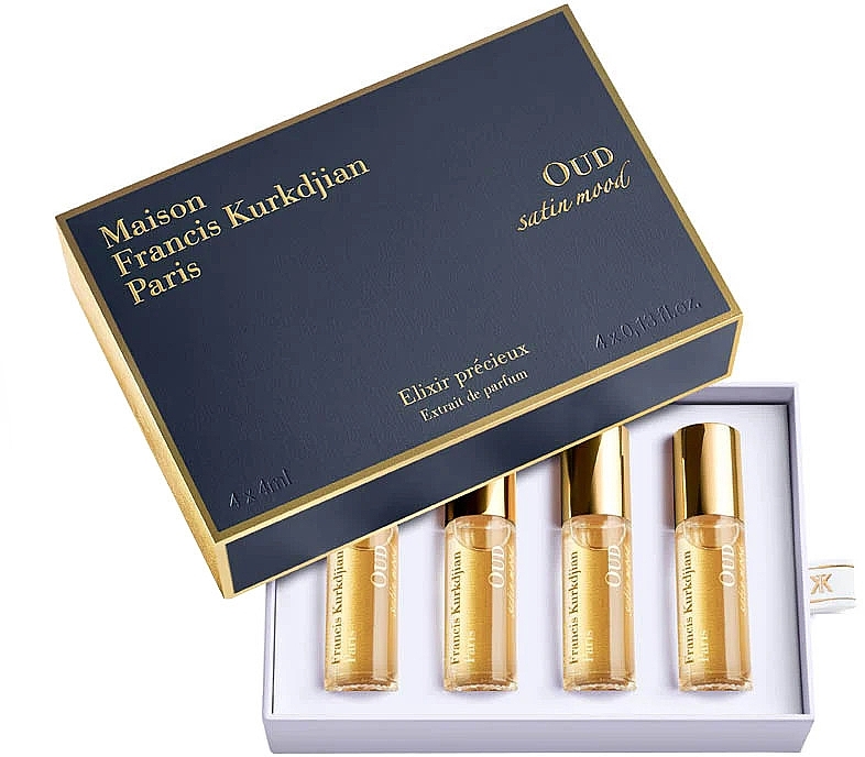 Maison Francis Kurkdjian Oud Satin Mood Extrait de Parfum Roll-On - Набір (parfum/4x4ml) — фото N1