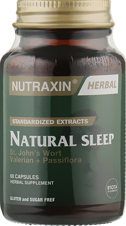 Рослинна добавка "Natural Sleep" - Nutraxin — фото N1