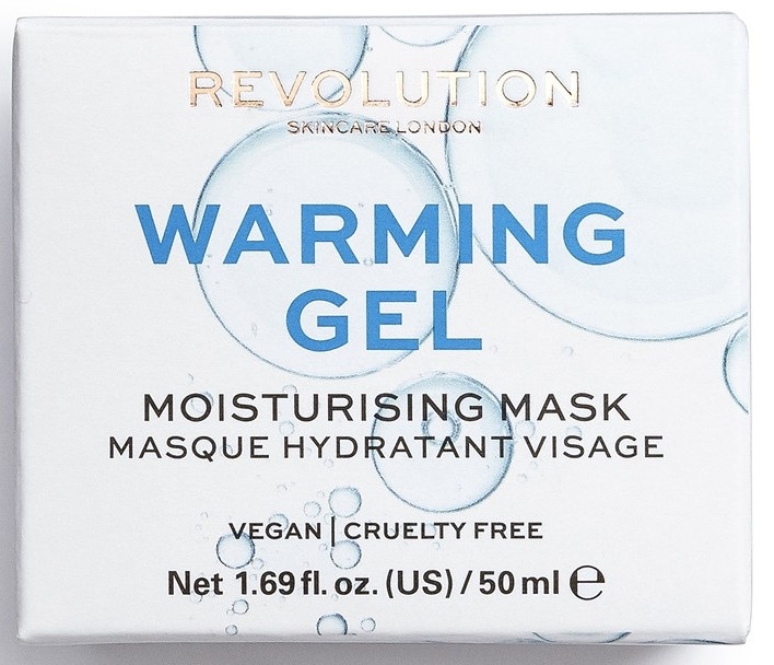 Зволожувальна маска - Makeup Revolution Skincare Warming Gel Moisturising Face Mask — фото N2