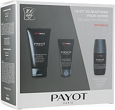 Парфумерія, косметика Набір - Payot Homme Optimale (f/gel/150ml + aft/sh/50ml + deo/75ml)