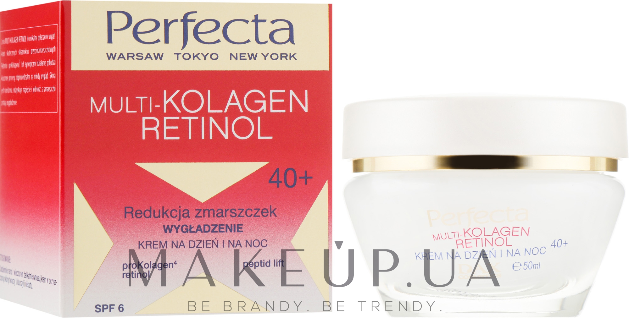 Крем для обличчя - Dax Cosmetics Perfecta Multi-Collagen Retinol Face Cream 40+ — фото 50ml