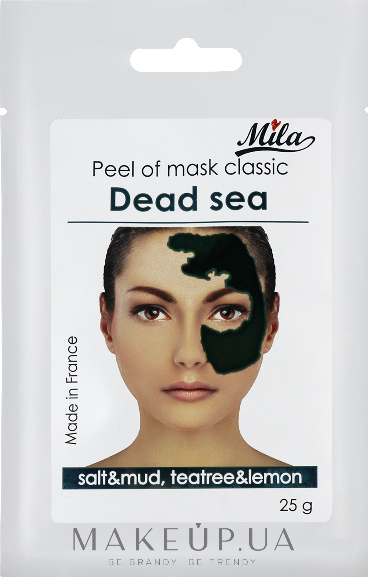 Маска альгінітна класична порошкова "Мертве море" - Mila Mask Peel Off Dead Sea — фото 25g