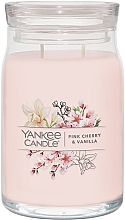 Ароматична свічка у банці "Рожева вишня та ваніль", 2 ґноти - Yankee Candle Pink Cherry & Vanilla — фото N2