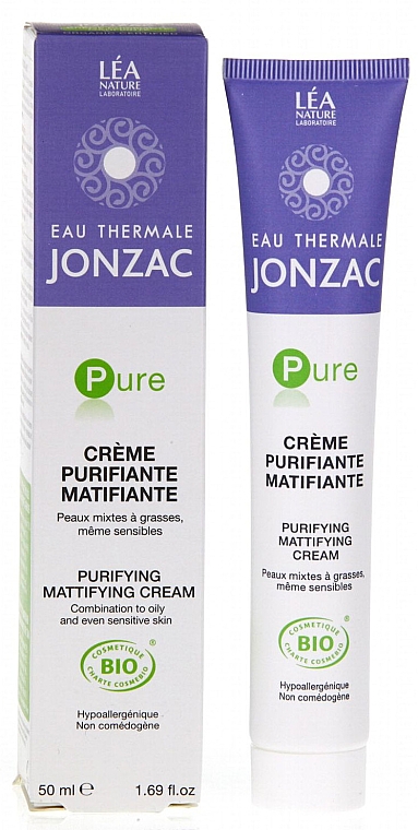 Матирующий крем для лица - Eau Thermale Jonzac Pure Purifying Mattifying Cream — фото N2
