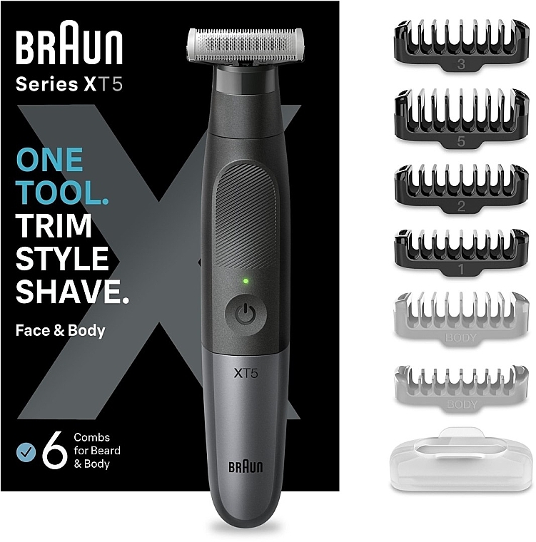 Тример для обличчя й тіла - Braun Series X XT5200 — фото N1