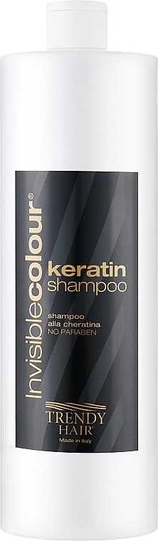 Шампунь для волос с кератином - Trendy Hair Invisible Color Keratin Shampoo — фото N1