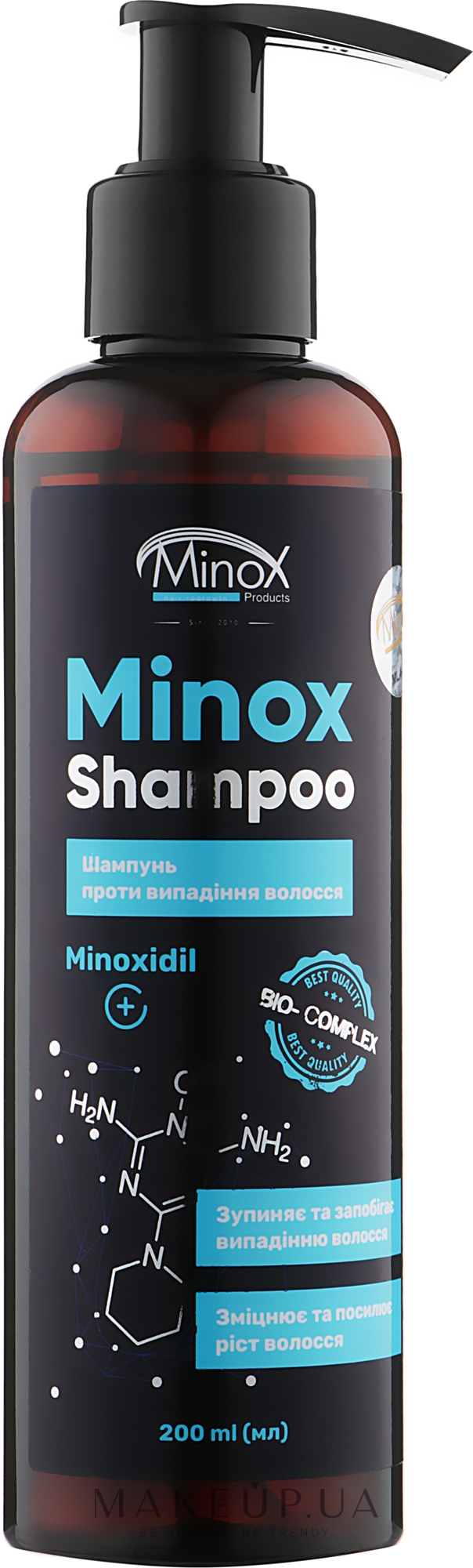 Шампунь против випадения волос - MinoX Shampoo — фото 200ml