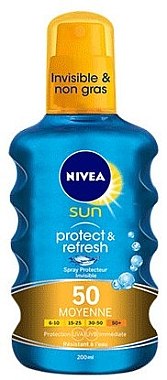 Сонцезахисний лосьйон для тіла - NIVEA Sun Protect & Refresh Lotion SPF50 — фото N1