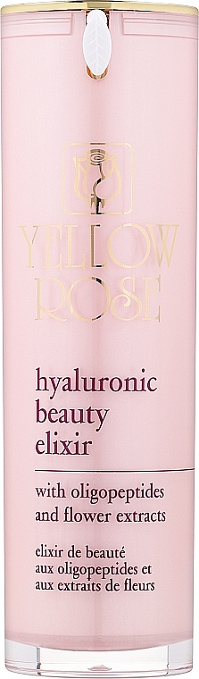 Сироватка-заповнювач зморщок з гіалуроновою кислотою - Yellow Rose Hyaluronic Beauty Elixir — фото N1