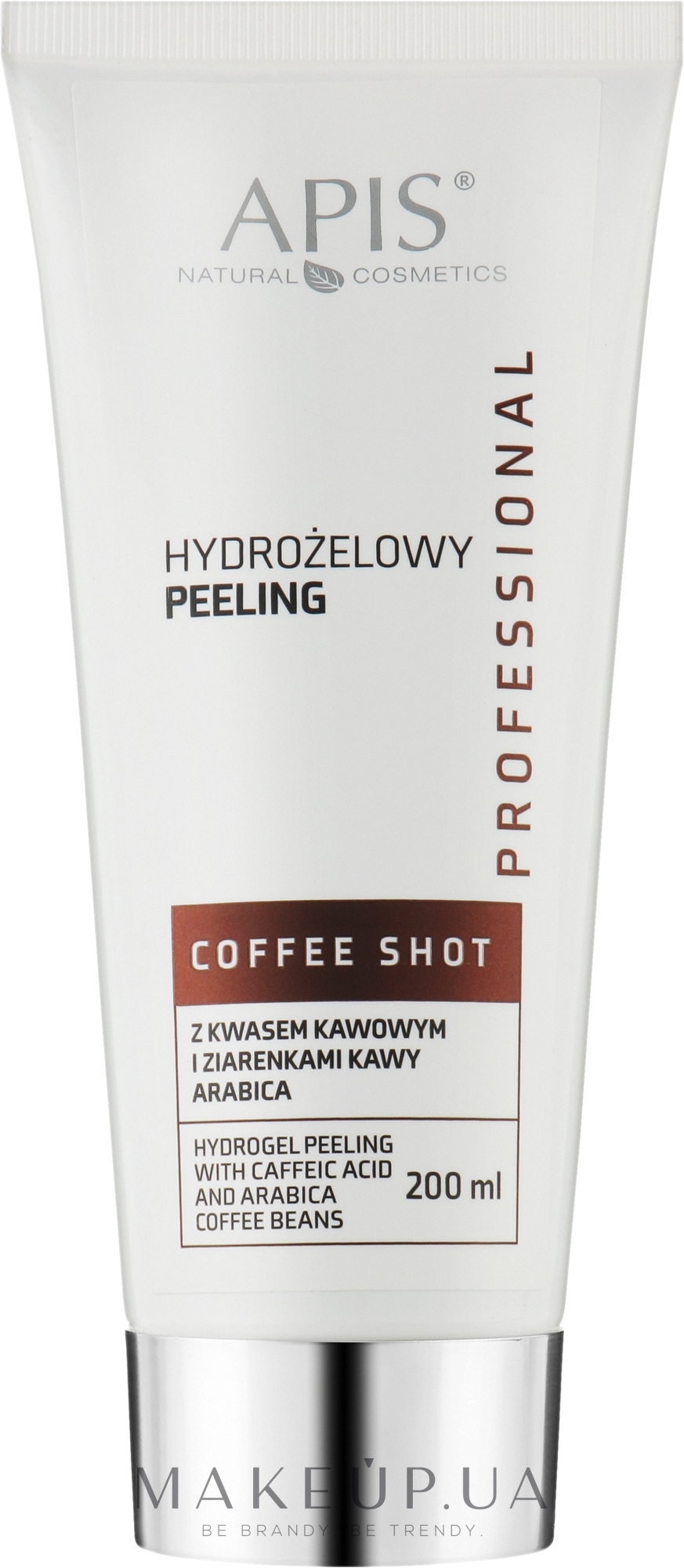 Восстанавливающий гидрогелевый пилинг для лица - APIS Professional Coffee Shot Hydrogel Peeling — фото 200ml