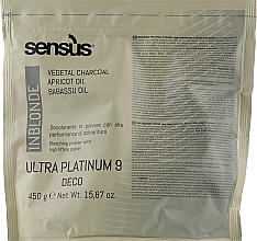 Обесцвечивающая пудра 9 тонов - Sensus InBlonde Deco Ultra Platinum 9 Bleaching Powder — фото N1