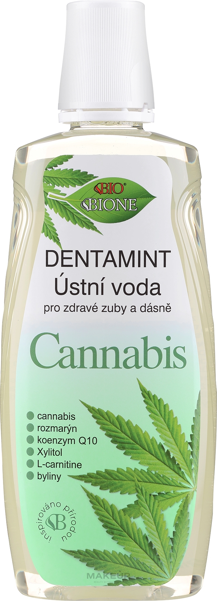 Ополаскиватель для полости рта - Bione Cosmetics Dentamint Mouthwash Cannabis — фото 500ml