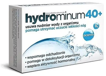 Дієтична добавка для жінок 40+ - Aflofarm Hydrominum 40+ — фото N1
