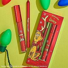 Набор - Makeup Revolution x The Grinch Little Max Lip Kit (lipstick/3ml + lip/pencil/1g) — фото N5