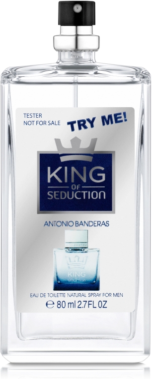 Antonio Banderas King of Seduction - Туалетная вода (тестер без крышечки) — фото N3
