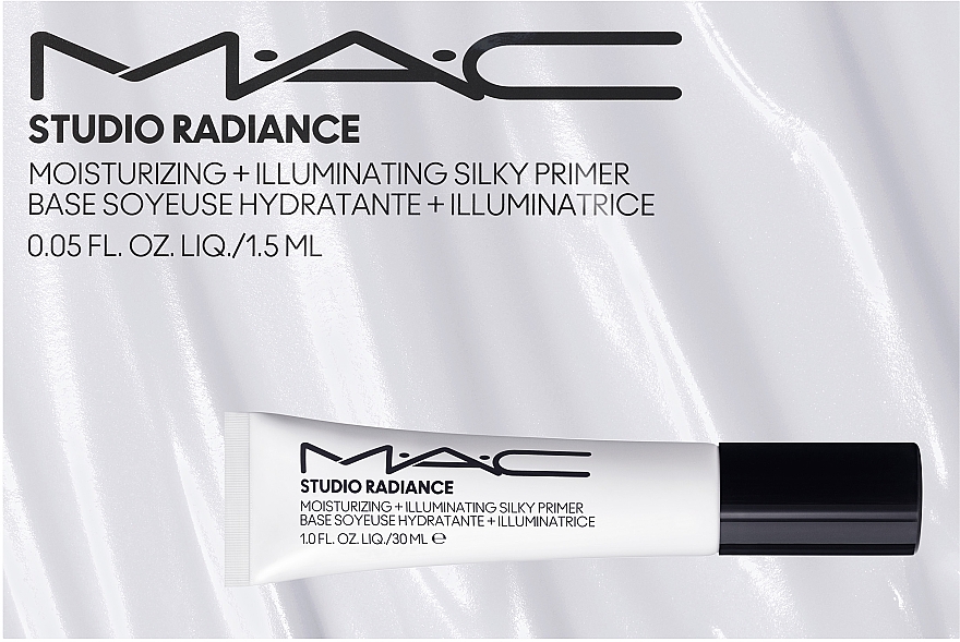 ПОДАРУНОК! Зволожувальний праймер для обличчя - MAC Studio Radiance Moisturizing & Illuminating Silky Face Primer (пробник) — фото N1