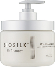 Бальзам-кондиционер для волос после химической завивки - Biosilk Silk Therapy Conditioning Balm — фото N1