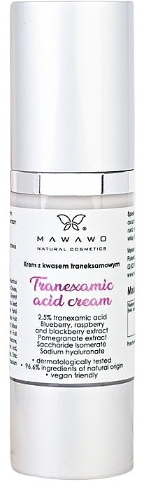 Крем із транексамовою кислотою - Mawawo Tranexamic Acid Cream — фото N1