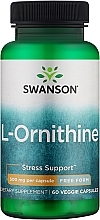 Духи, Парфюмерия, косметика Аминокислота "L-Орнитин", 500 мг - Swanson L-Ornithine Amino Acid 500mg