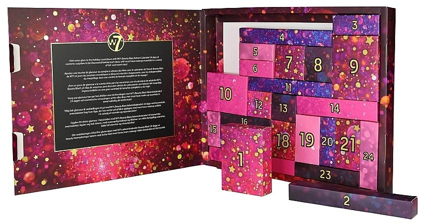 Адвент-календар - W7 Beauty Blast Advent Calendar 2023 — фото N3