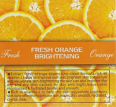 Ночная осветляющая маска для лица с экстрактом апельсина - Dizao Lusidina Fresh Orange Brightening — фото N3