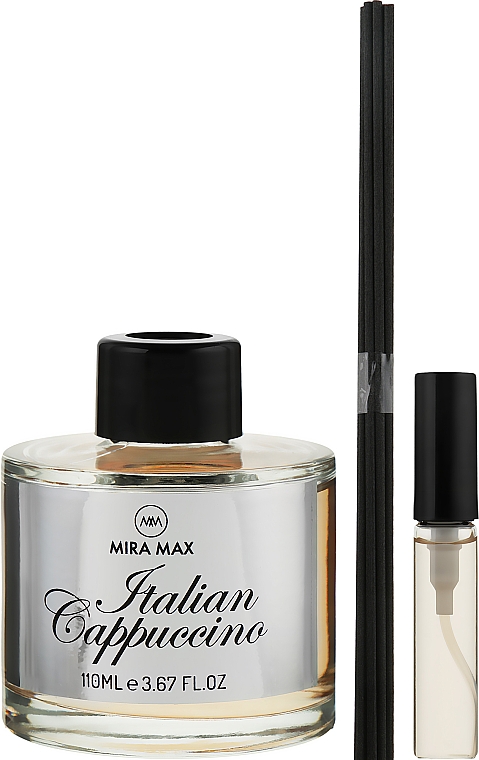 Аромадиффузор - Mira Max Italian Capuccino Fragrance Diffuser With Reeds — фото N2