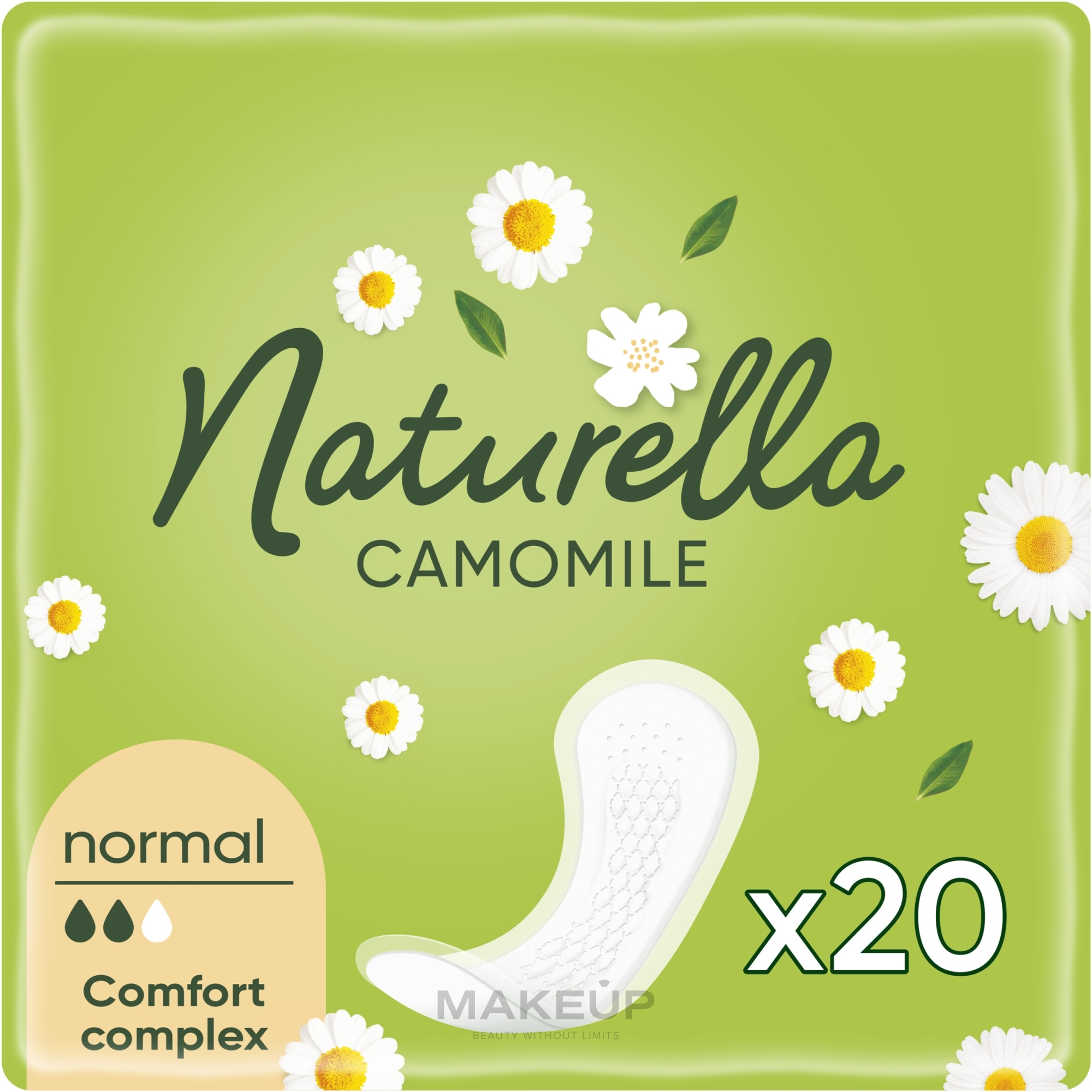 Щоденні прокладки, 20 шт. - Naturella Camomile Comfort Complex Normal — фото 20шт