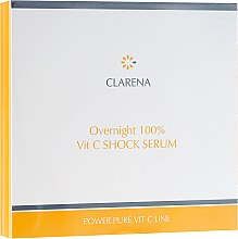 Нічна сиворотка - Clarena Overnight 100 % Vit C Shock Serum — фото N2