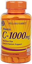 Пищевая добавка "Витамин C и шиповник", 1000 мг - Holland & Barrett Vitamin C & Rose Hips 1000mg — фото N1