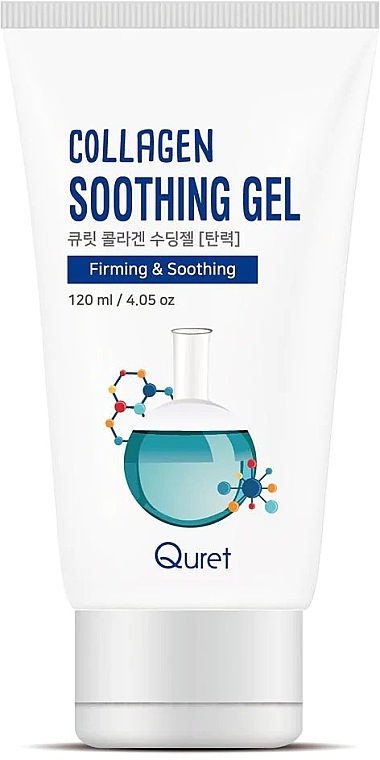 Заспокійливий гель для обличчя та тіла з колагеном - Quret Collagen Firming & Soothing Gel — фото N1