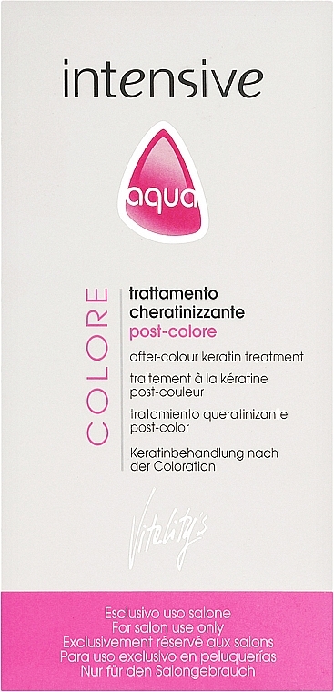 УЦЕНКА Стабилизатор цвета с кератином - Vitality's Aqua After-colour Keratin Treatment * — фото N1