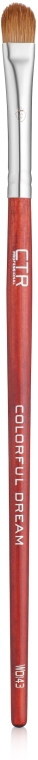 Пензлик для нанесення тіней з ворсу соболя, W0143 - CTR — фото N1