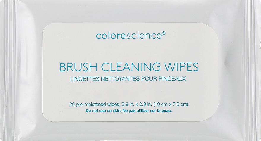 Серветки для очищення пензлів для макіяжу - Colorescience Brush Cleaning Wipes — фото N1