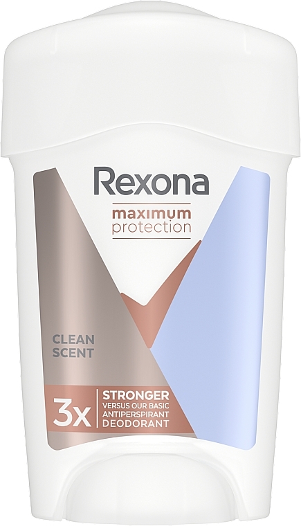Крем-антиперспірант "Максимальний захист" - Rexona Women Maximum Protection Clean Scent Fresh Stick Anti-transpirant — фото N2