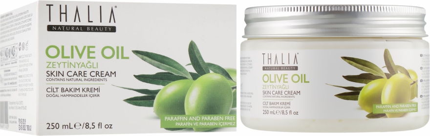Крем для обличчя і тіла з оливковою олією - Thalia Olive Oil Skin Care Cream — фото N1
