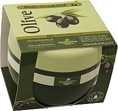Гель-скраб для тіла з оливковою олією та оливковими кісточками - Madis HerbOlive Body Scrub Gel  — фото N1