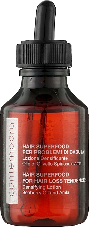Лосьйон ущільнювальний проти випадіння волосся - Barex Italiana Contempora Hair Superfood For Hair Loss Tendencies Densifying Lotion — фото N1