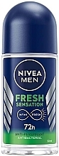 Духи, Парфюмерия, косметика Роликовый дезодорант-антиперспирант для мужчин - NIVEA MEN Fresh Sensation Antiperspirant Antibacterial