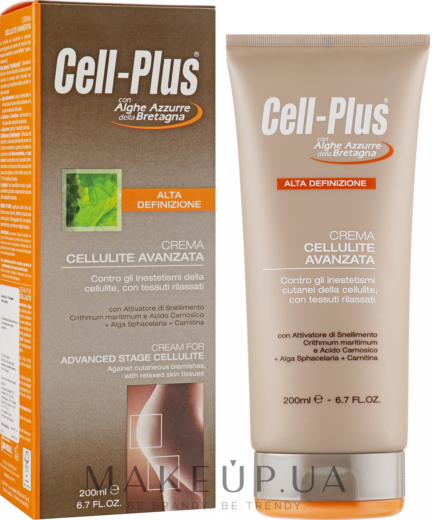 Крем антицеллюлитный , при второй и третьей стадии - BiosLine Cell-Plus Anti-Cellulite Cream — фото 200ml