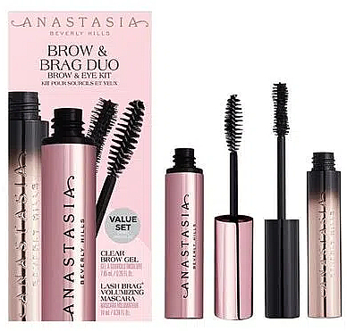 Набор для макияжа - Anastasia Beverly Hills Brow & Brag Duo Brow & Eye Kit (mascara/10ml + brow/gel/7.85ml)