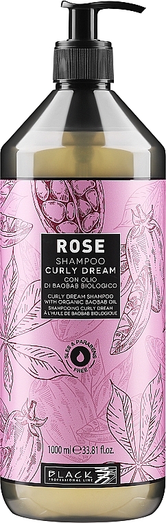 Шампунь для волос - Black Professional Line Rose Shampoo Curly Dream  — фото N1