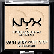 Духи, Парфюмерия, косметика Матирующая пудра для лица - NYX Professional Makeup Can't Stop Won't Stop Mattifying Powder