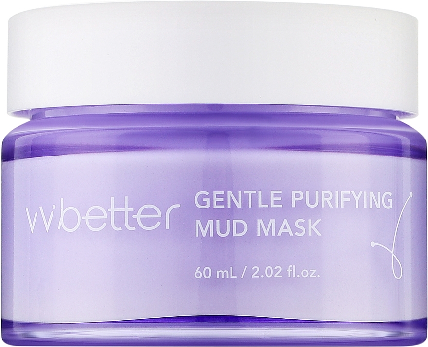 Грязевая маска для лица с каолином, бакучиолом и скваланом - VVbetter Gentle Purifying Mud Mask — фото N1