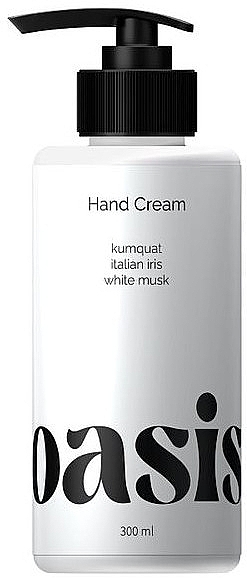 Парфюмированный крем для рук "Kumquat Italian Iris White Musk" - Oasis Hand Cream — фото N2