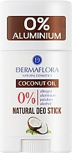 Парфумерія, косметика Дезодорант-стік "Кокосове масло" - Dermaflora Natural Deo Stick Coconut Oil